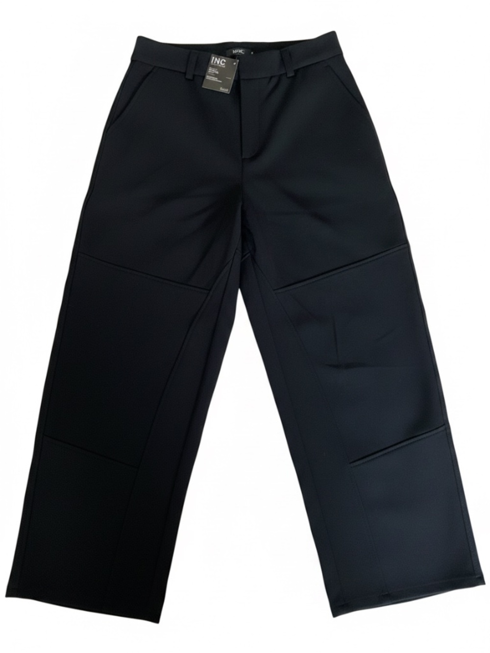 NWT highrise barrel pants black sz 6